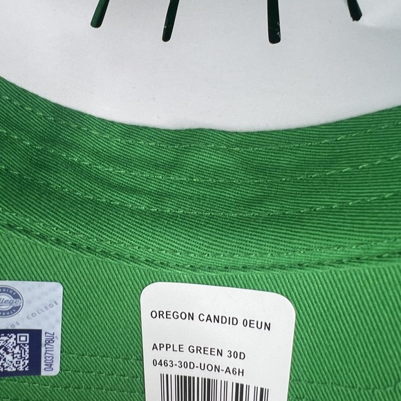 Oregon Ducks Hat Cap Strap Back Womens One Size Green Yellow NCAA College Patch - Picture 12 of 14